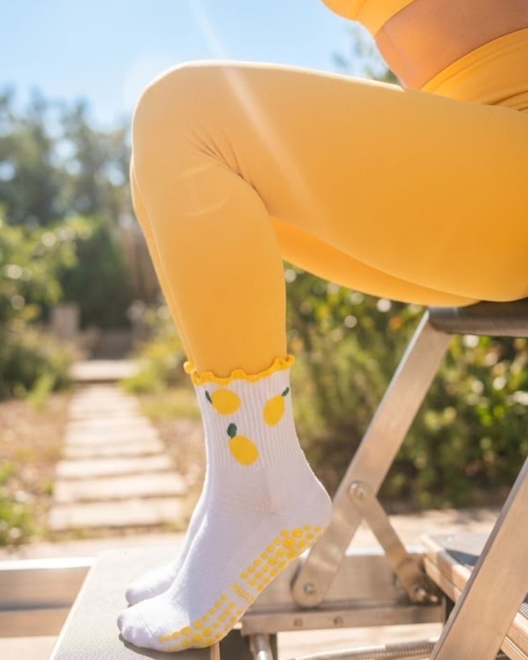 Chaussettes de Pilates antidérapantes en collab' avec le studio Pulse.2