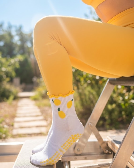 Chaussettes de Pilates antidérapantes en collab' avec le studio Pulse.2